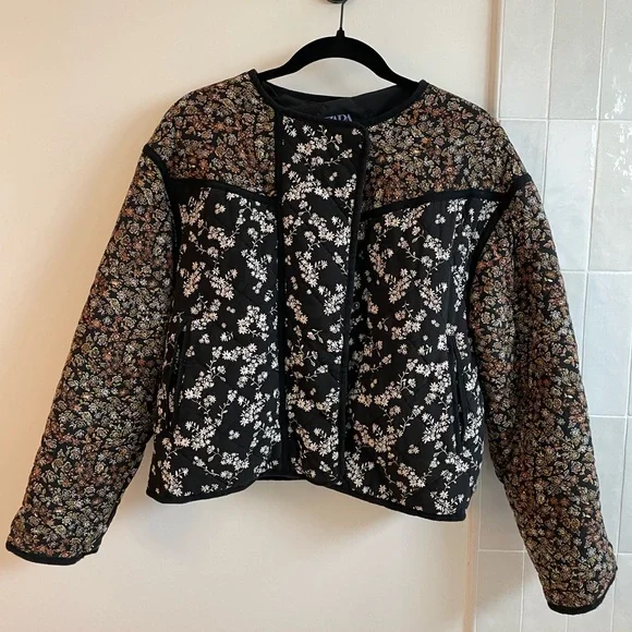 Zara Jackets Coats Zara Quilted Spring Jacket Poshmark